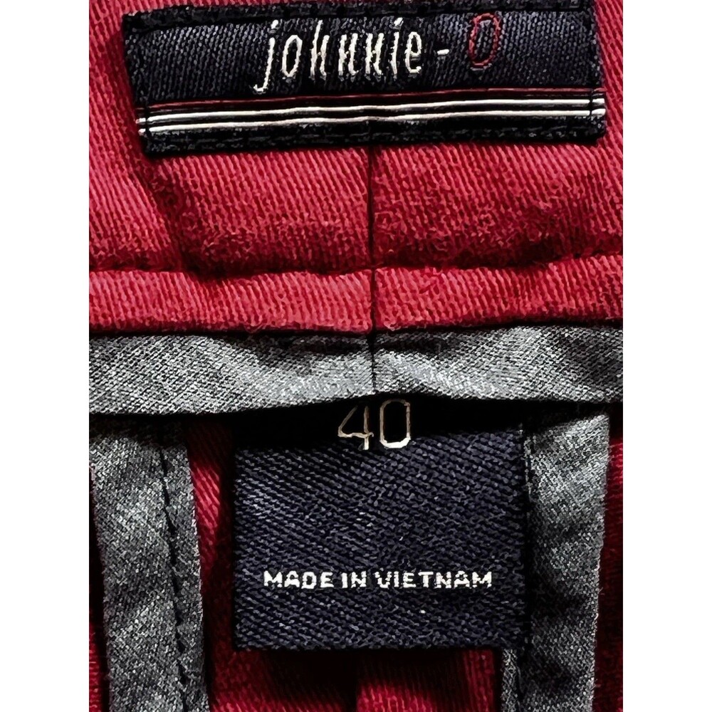 NWT Men’s Johnnie O Malibu Red Neal 9” Chino Golf Shorts Casual Size 40 - Picture 3 of 11